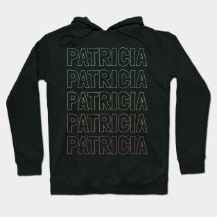 Patricia Name Pattern Hoodie